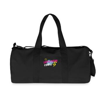 Edition Limitée 1984 Anniversaire 1984 Naissance - Sac de sport en toile recyclée Stanley/Stella - noir - Devant