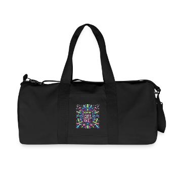 Measure Once Cuss Twice 6 - Recycelte Canvas-Sporttasche von Stanley/Stella - Schwarz - Vorne