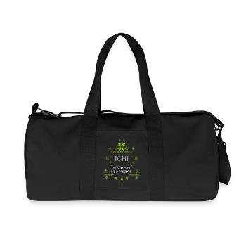 Weihnachten Christmas - Recycled Canvas Sports Bag by Stanley/Stella - black - Front