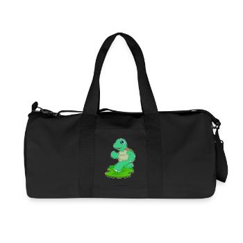Turtle Jogger Jogging Sport - Sac de sport en toile recyclée Stanley/Stella - noir - Devant