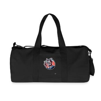 Signe de paix du diable swag - Sac de sport en toile recyclée Stanley/Stella - noir - Devant