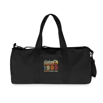 Original 1985 40th Anniversary Vintage Gift - Recycled Canvas Sports Bag by Stanley/Stella - black - Front