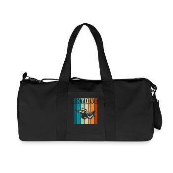 Skydiving Skydive Skydiver - Recycled Canvas Sports Bag by Stanley/Stella - black - Front