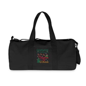 Geophysicist Weihnachten xmas Elf Geophysik - Recycelte Canvas-Sporttasche von Stanley/Stella - Schwarz - Vorne
