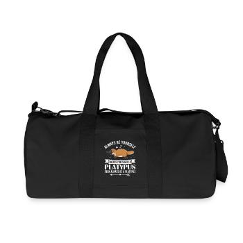 Platypus - Recycled Canvas Sports Bag by Stanley/Stella - black - Front