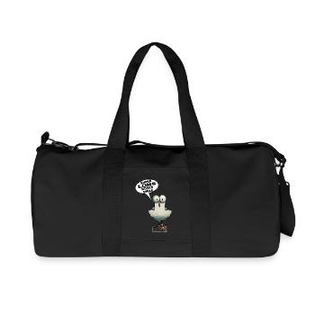 Seagull Saying Moin North Funny Fun Shirt Gift - Recycled Canvas Sports Bag by Stanley/Stella - black - Front