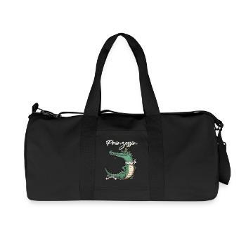 Carnaval Cologne Crocodile Princesse Kölle Alaaf - Sac de sport en toile recyclée Stanley/Stella - noir - Devant