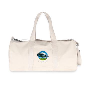 FLIEGENDES AUTO - Recycelte Canvas-Sporttasche von Stanley/Stella - Naturweiß - Vorne