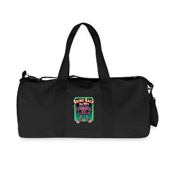 Bring Back the 90's Retro Boombox 90s - Recycled Canvas Sports Bag by Stanley/Stella - black - Front