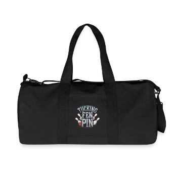 Tucking Fen Pin 6 - Recycelte Canvas-Sporttasche von Stanley/Stella - Schwarz - Vorne