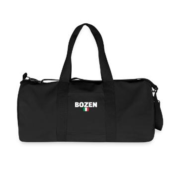 Bolzano Italy Italian Flag Italian - Recycled Canvas Sports Bag by Stanley/Stella - black - Front