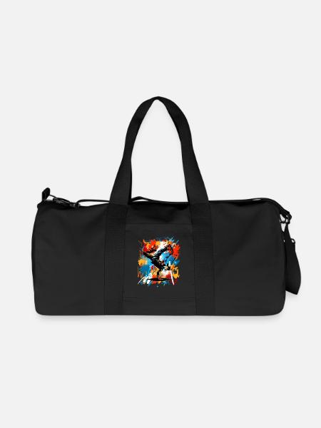 Breakdance - Recycelte Canvas-Sporttasche von Stanley/Stella - Schwarz