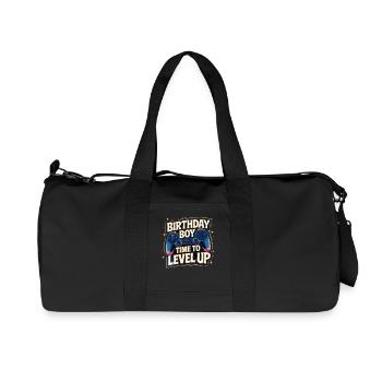 Birthday Boy Time to Level Up Birthday Gamer Boys - Sac de sport en toile recyclée Stanley/Stella - noir - Devant