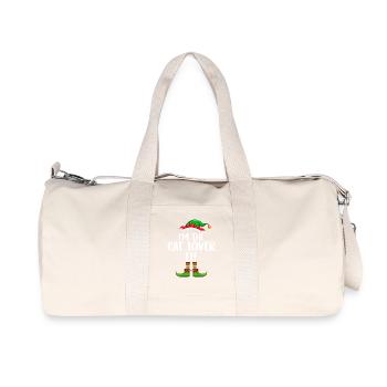 I'm The Cat Lover Elf Shirt Matching Family - Recycled Canvas Sports Bag by Stanley/Stella - natural - Front