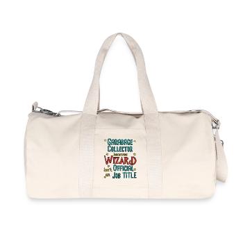 Garbage collector Wizard - Recycled Canvas Sports Bag by Stanley/Stella - natural - Front
