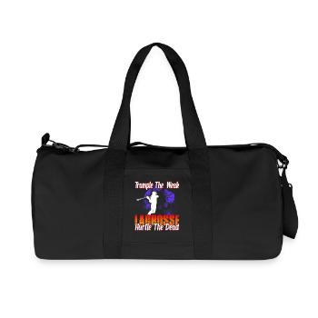 Trample The Weak Lacrosse Hurtle The Dead - Recycled Canvas Sports Bag by Stanley/Stella - black - Front