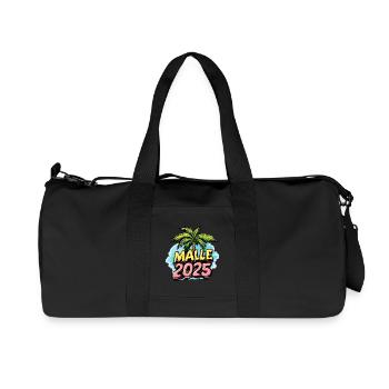 Malle 2025 Mallorca Palm Tree - Recycled Canvas Sports Bag by Stanley/Stella - black - Front