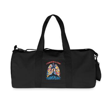 I Survived A Lung Transplant 2 - Recycelte Canvas-Sporttasche von Stanley/Stella - Schwarz - Vorne