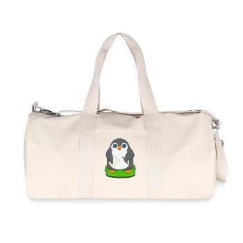 École de papier étudiant Penguin - Sac de sport en toile recyclée Stanley/Stella - blanc naturel - Devant