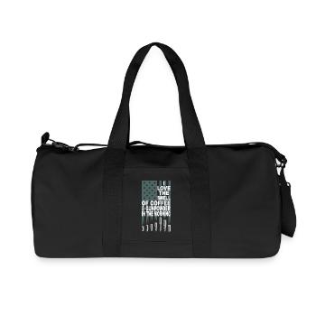 J’adore l’odeur du café et de la poudre à - Sac de sport en toile recyclée Stanley/Stella - noir - Devant