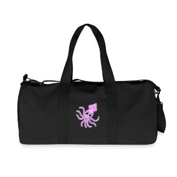 Poulpes - Sac de sport en toile recyclée Stanley/Stella - noir - Devant