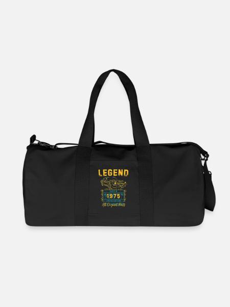 Legende aus dem Jahr 1975 - Recycelte Canvas-Sporttasche von Stanley/Stella - Schwarz