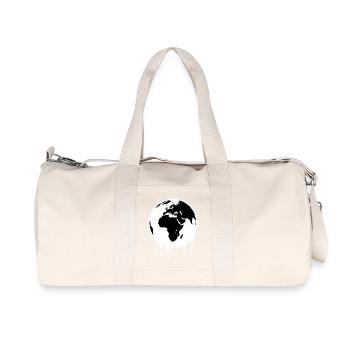 biker gift, man, woman, humorous t-shirt - Recycled Canvas Sports Bag by Stanley/Stella - natural - Front