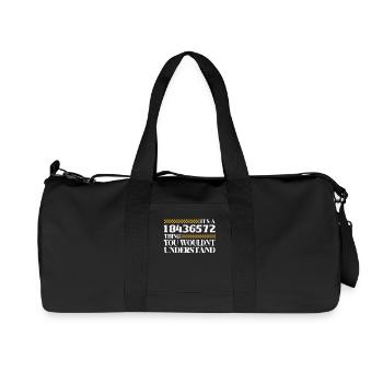 It's a 18436572 thing, you wouldn't - Recycled Canvas Sports Bag by Stanley/Stella - black - Front