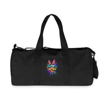 Lapin Lapin Lover Lièvre Lapin Mignons Lapins - Sac de sport en toile recyclée Stanley/Stella - noir - Devant