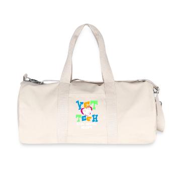 Vet Tech Spay Neuter Adopt - Recycled Canvas Sports Bag by Stanley/Stella - natural - Front