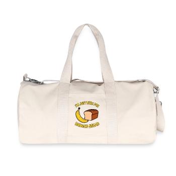 Banana Bread Saying Funny Banana Bread Gift - Recycled Canvas Sports Bag by Stanley/Stella - natural - Front