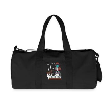 PAS RAPIDE, JUSTE FABULEUX - Sac de sport en toile recyclée Stanley/Stella - noir - Devant