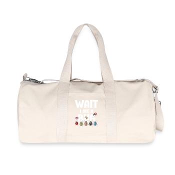 Warte, Ich Sehe Einen - Recycelte Canvas-Sporttasche von Stanley/Stella - Naturweiß - Vorne