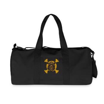 Wikinger - Recycelte Canvas-Sporttasche von Stanley/Stella - Schwarz - Vorne