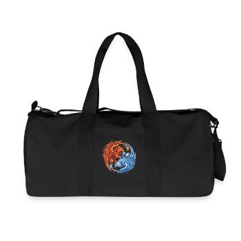 ÉQUILIBRE DE VIE - Sac de sport en toile recyclée Stanley/Stella - noir - Devant
