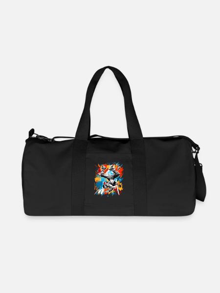 Breakdance - Recycelte Canvas-Sporttasche von Stanley/Stella - Schwarz