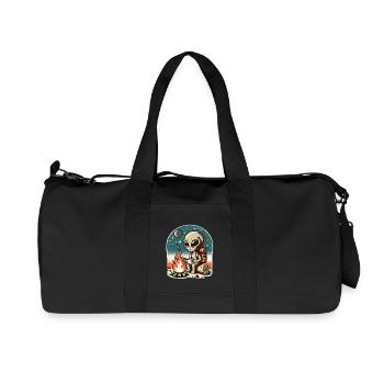 Alien Campfire Hike - Recycled Canvas Sports Bag by Stanley/Stella - black - Front