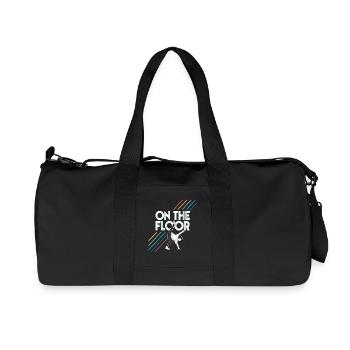On The Floor – Cool Breakdance Design - Recycled Canvas Sports Bag by Stanley/Stella - black - Front