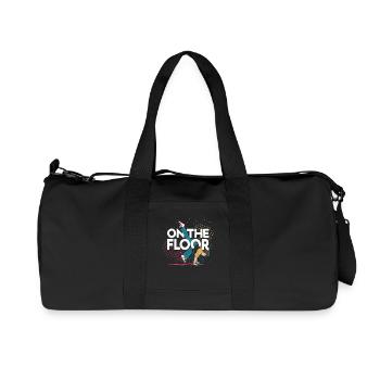 On The Floor – Cool Breakdance Design - Recycled Canvas Sports Bag by Stanley/Stella - black - Front