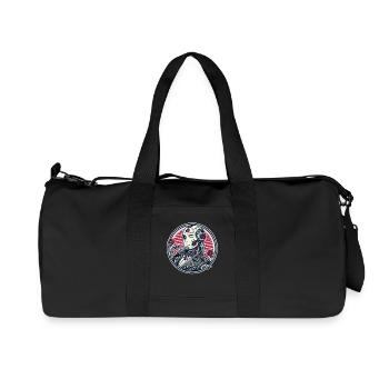 Beau dandy cyborg avec des roses - Sac de sport en toile recyclée Stanley/Stella - noir - Devant