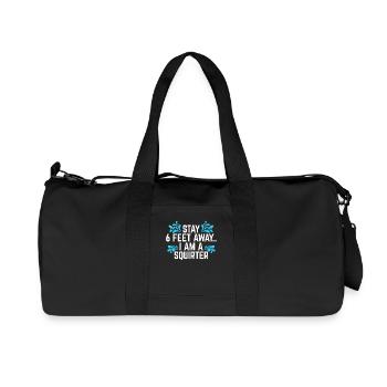 Squirter Creative graphics for fun - Recycled Canvas Sports Bag by Stanley/Stella - black - Front
