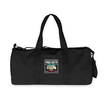 Je dois d'abord voir les bonbons, puis grimper - Sac de sport en toile recyclée Stanley/Stella - noir - Devant