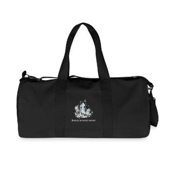 SPARKLING - Recycled Canvas Sports Bag by Stanley/Stella - black - Front