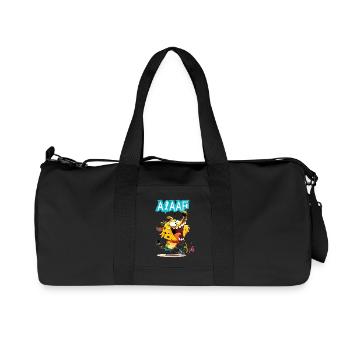 Carnaval Hyène Kölle Alaaf Costume Cologne Drôle - Sac de sport en toile recyclée Stanley/Stella - noir - Devant