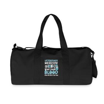 Veterinary Medicine - Recycelte Canvas-Sporttasche von Stanley/Stella - Schwarz - Vorne