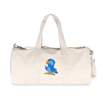 Parrot Branch - Recycled Canvas Sports Bag by Stanley/Stella - natural - Front