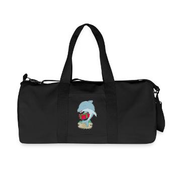 Delfin Weihnachten Paket - Recycelte Canvas-Sporttasche von Stanley/Stella - Schwarz - Vorne
