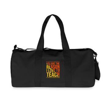 Lehrer der Mittelstufe - Recycelte Canvas-Sporttasche von Stanley/Stella - Schwarz - Vorne