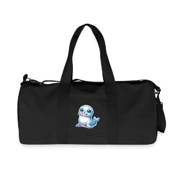 Seal seal - Recycled Canvas Sports Bag by Stanley/Stella - black - Front