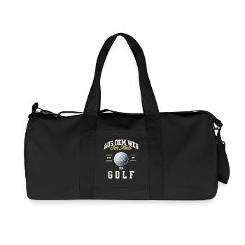 Golf - Recycelte Canvas-Sporttasche von Stanley/Stella - Schwarz - Vorne